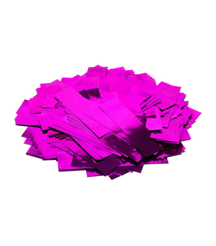 TCM FX - Metallic Konfetti Téglalapok 55x17mm - Rózsaszín - 1 kg